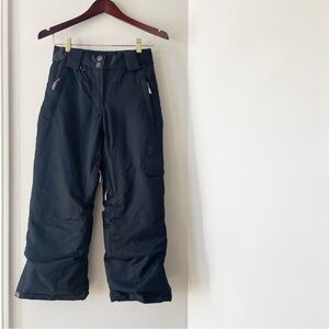 Firefly Aquabase Black Snow Ski Snowboard Pants - Small / 7-8